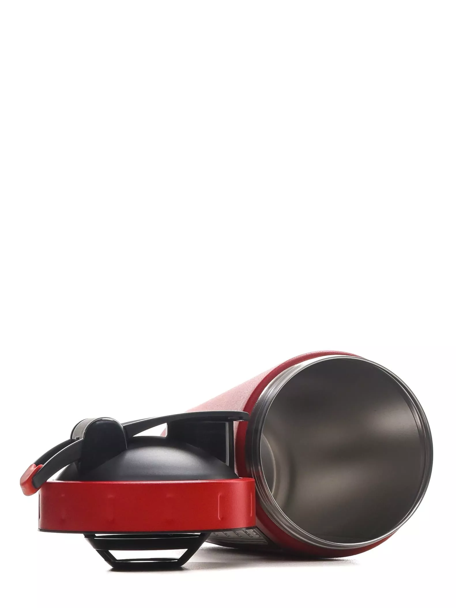 FitRule Шейкер алюминиевый с прозрачной вставкой 700ml (Красный)