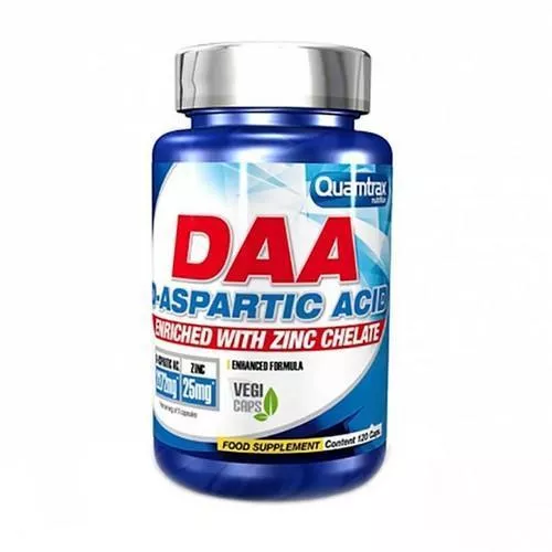 Quamtrax - DAA D-Aspartic acid 120 caps
