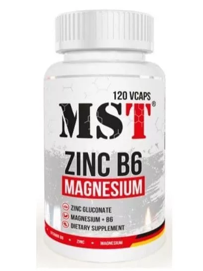 MST Zinc Magnesium B6 120 vcaps
