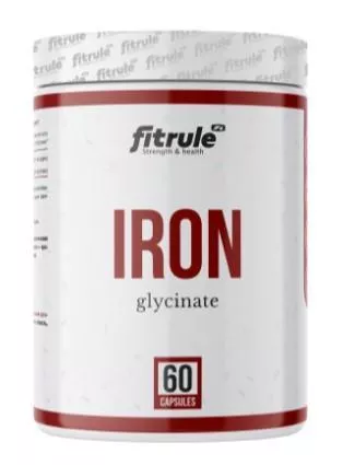 Fitrule Iron Glycinate 18mg 60 caps