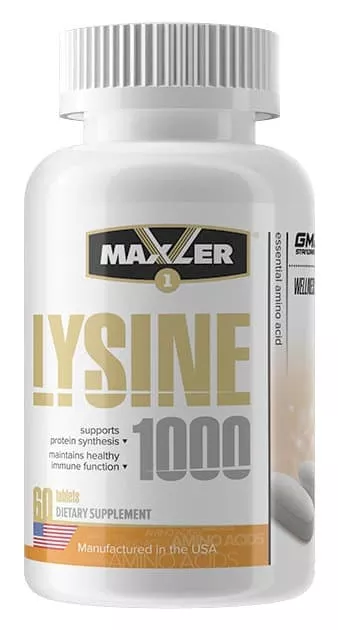 Maxler Lysine 1000 60 tabs