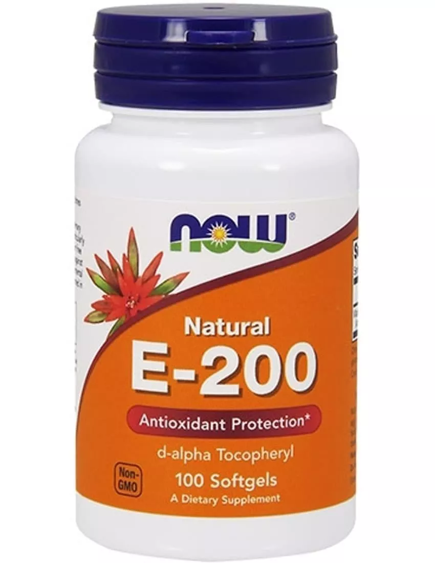 NOW Vitamin E-200 Da 100 caps