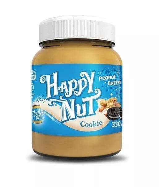 Happy Nut Арахисовая паста с печеньем 330 гр