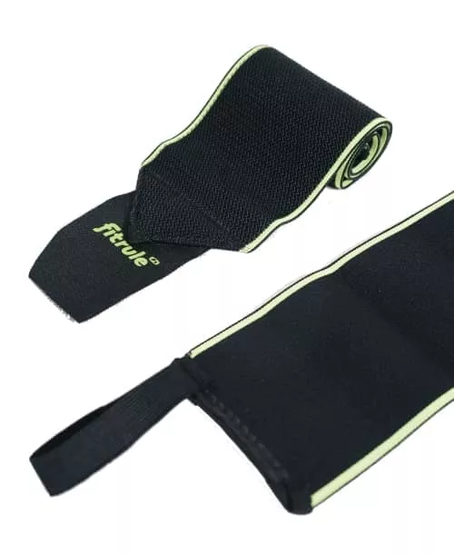 FitRule Бинт кистевой черно-зеленый (lite) 50 см