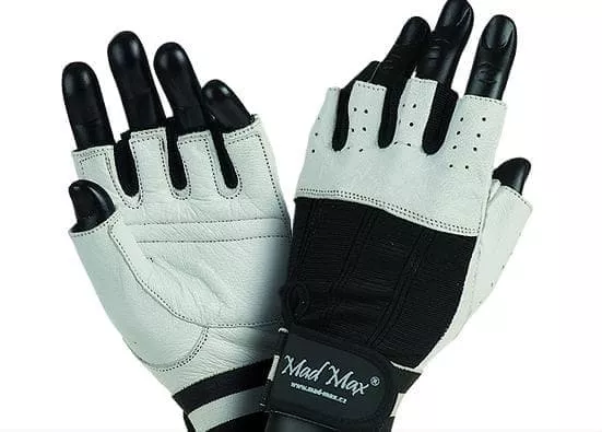 *Перчатки Mad Max "Classic" MFG248\WH-BK\L