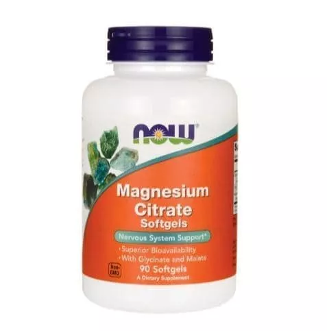 NOW Magnesium Citrate 134mg 90 softgels