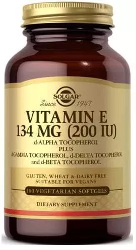 Solgar Vit E 200 IU 100 caps