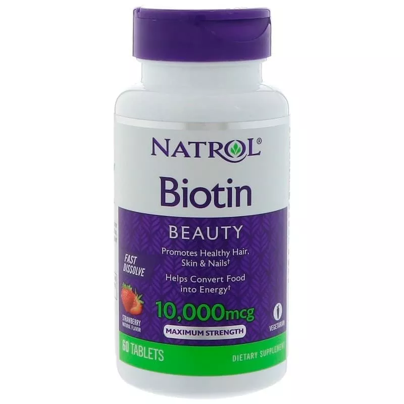 NATROL Biotin 10000 mcg 60 tabs