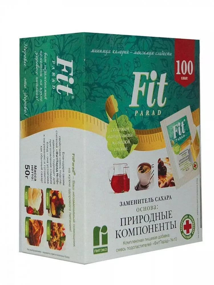 Fit Parad Заменитель Сахара №10 1serv (х100)