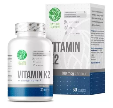 Nature Foods Vitamin K2 100mcg 60 caps