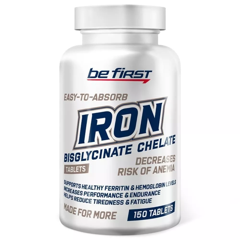 BeFirst Iron Bisglycinate Chelate 150 tabs