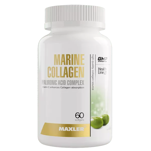 Maxler Marine Collagen Hyaluronic Acid Complex 60 softgels