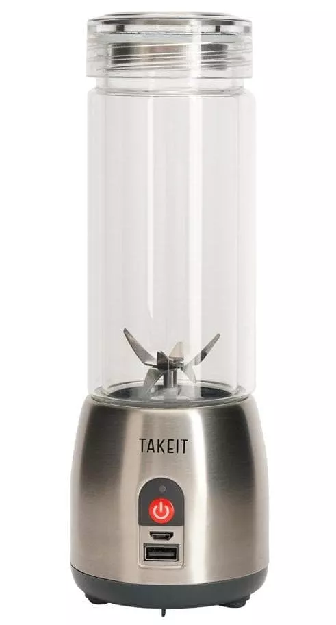 Take it Блендер Premium 7.4v 450ml (Нержавеющая Сталь)