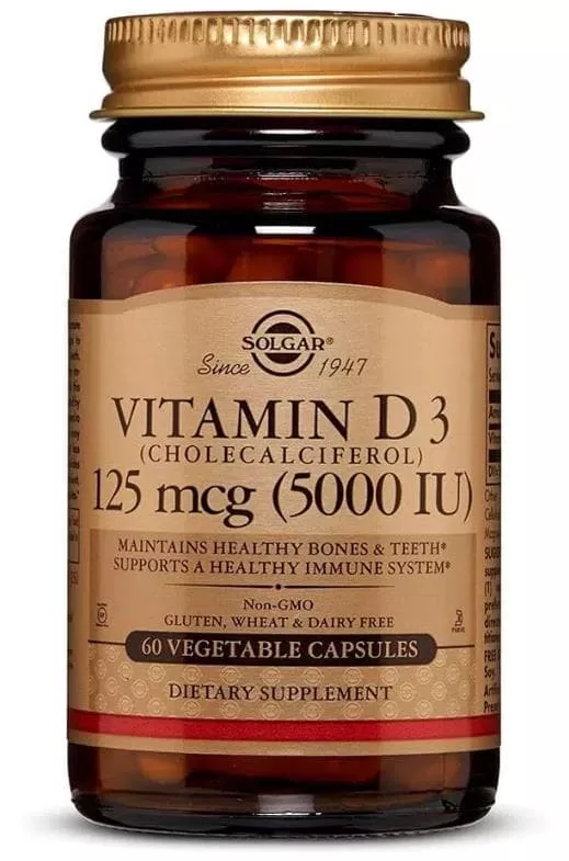 Solgar Vit D-3 5000 IU 120 caps