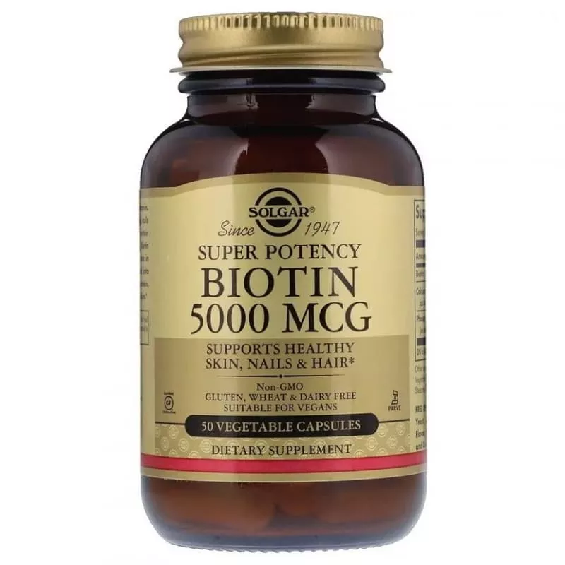 Solgar Biotin 5000 mcg 50 caps