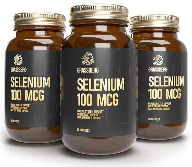 GRASSBERG Selenium 100 mcg 60 caps