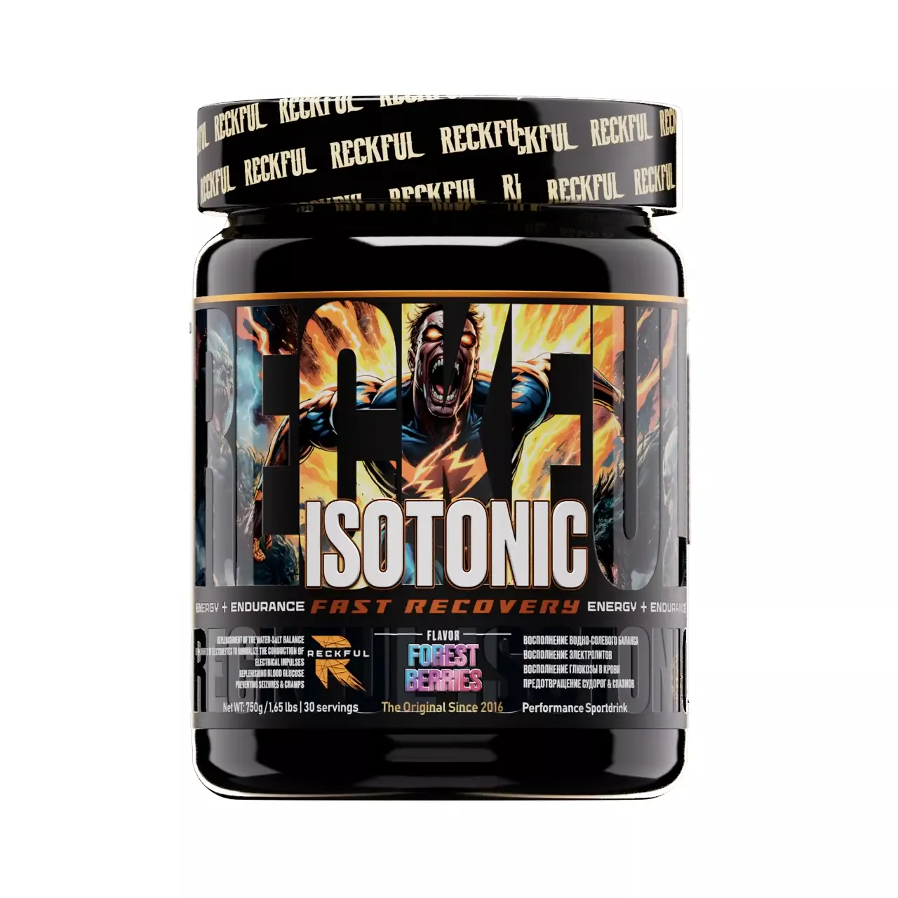 Reckful ® Isotonic 750g 30 serv ЧЗ