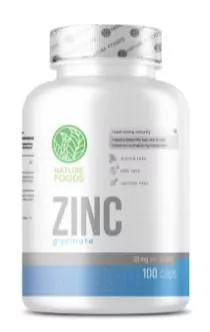 Nature Foods Zinc Glycinate 30mg 100 caps