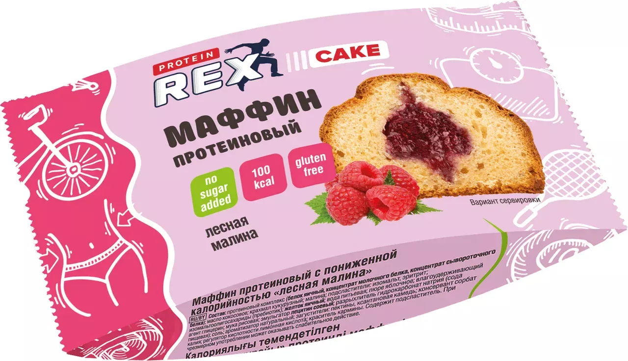 ProteinRex Маффин 40g (х8)