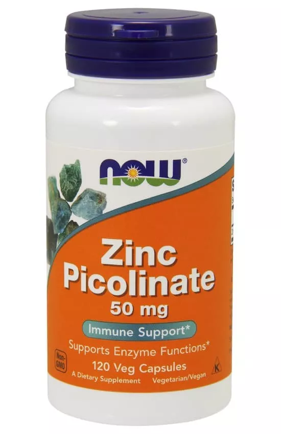 NOW Zinc Picolinate 50 mg 120 caps