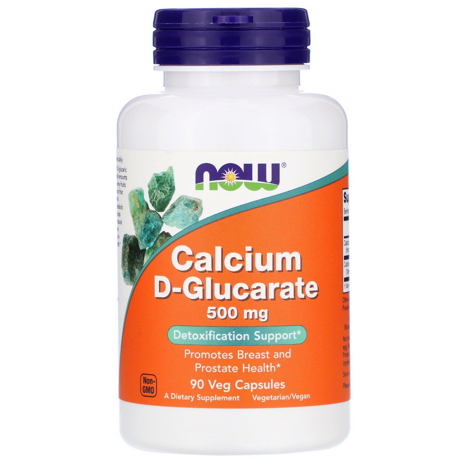 NOW Calcium D-Glucarate 500ng 90 vcaps