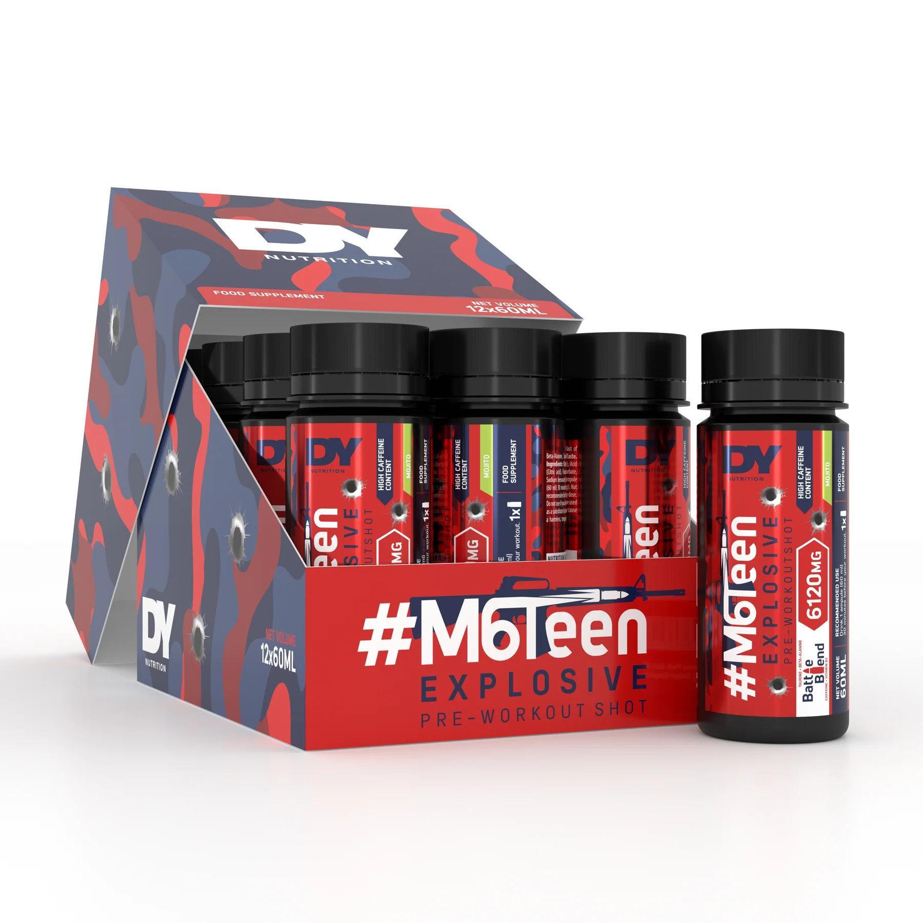 Dorian Yates Nutrition M6Teen Pre Workout 60ml (x12)