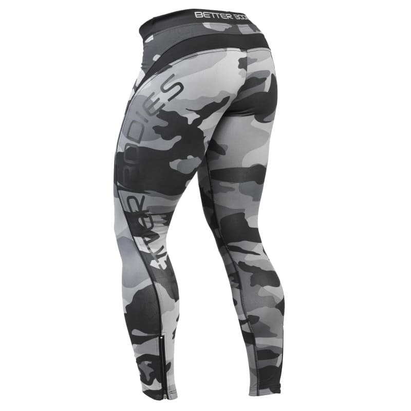 Лосины Better Bodies Camo Long Tight Grey Camo