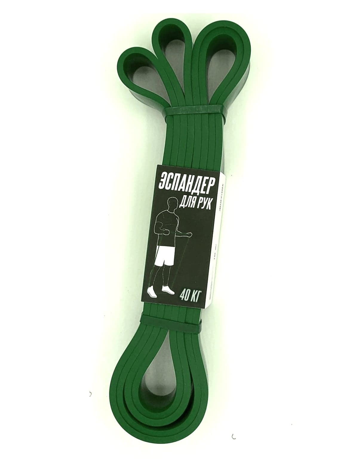 FitRule Резинка для фитнеса (эспандер) 1000см х 5см (Зеленая 40кг) фото