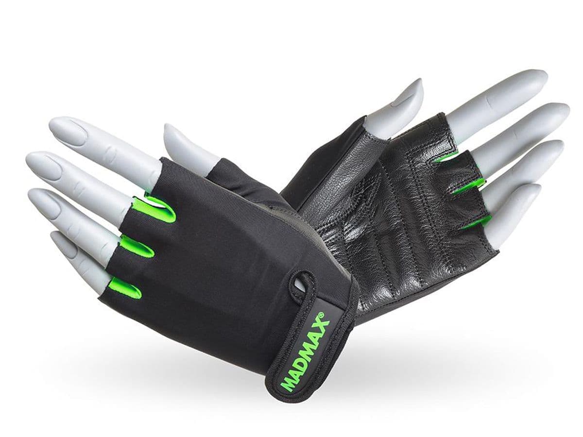 Перчатки женские Mad Max "Rainbow" MFG251\BK-GN
