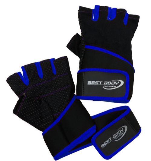 картинка Best Body Перчатки с Напульсн. Fitness Gloves Fun (Синие) от магазина спортивного питания «2scoop»