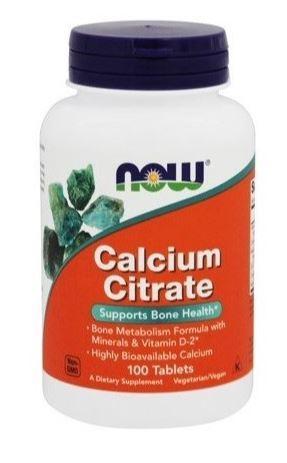 NOW Calcium Citrate 100 tabs