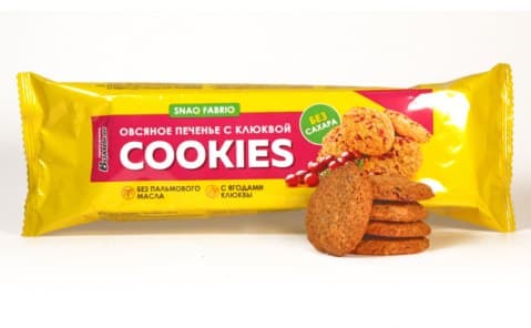 Bombbar SNAQ FABRIQ Печенье Овсяное 180g (х12)