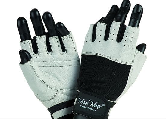 *Перчатки Mad Max "Classic" MFG248\WH-BK\XL