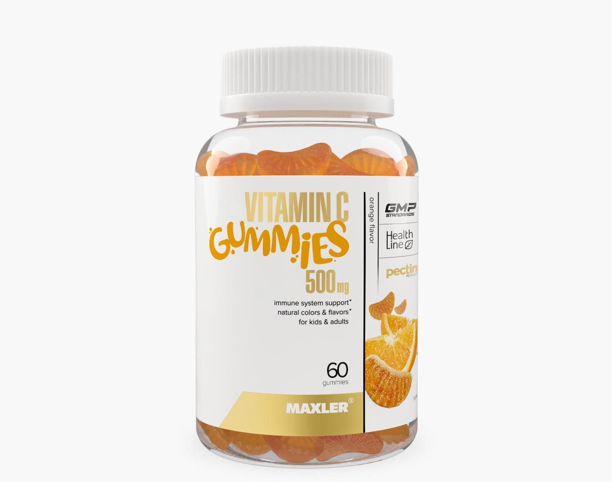Maxler Vitamin C Gummies 500mg 60 ct
