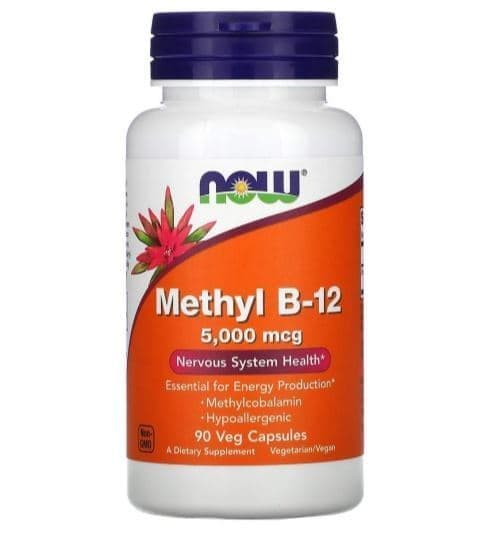 NOW Methyl B-12 5000mcg 90 vcaps фото