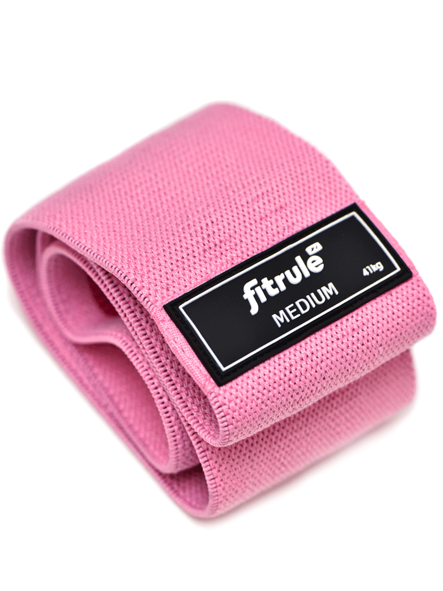 FitRule Фитнес резинка тканевая (41 кг, розовая) фото