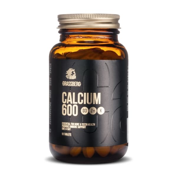 GRASSBERG Ca + D3 + Zn with Vit K1 90 caps