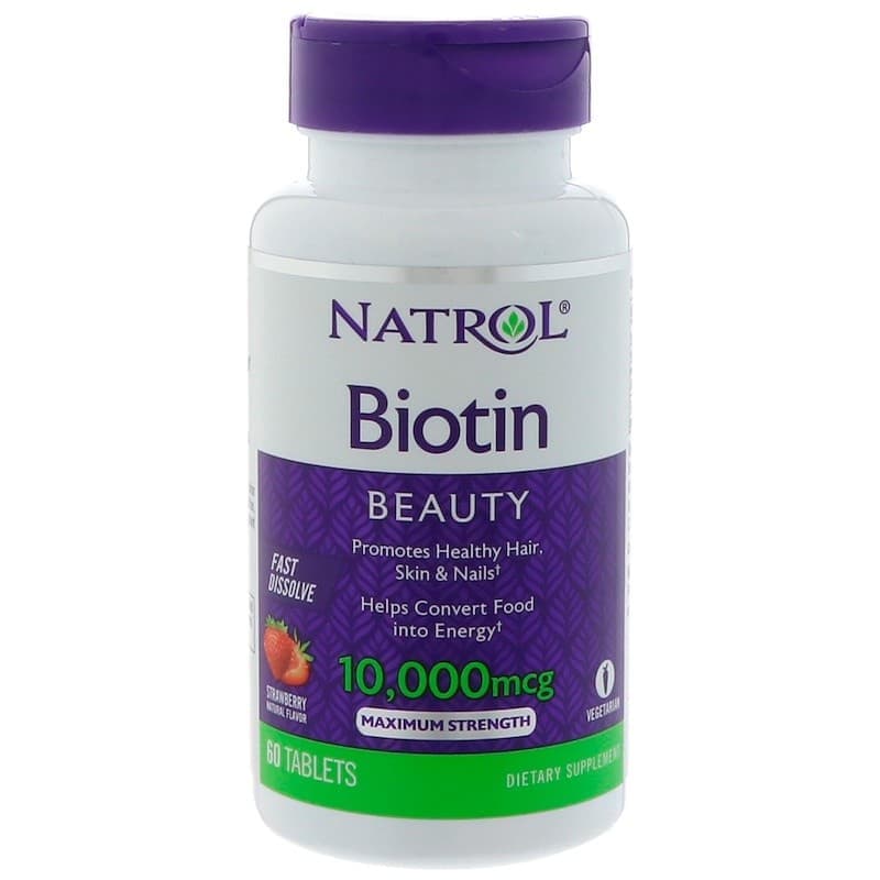 NATROL Biotin 10000 mcg 60 tabs
