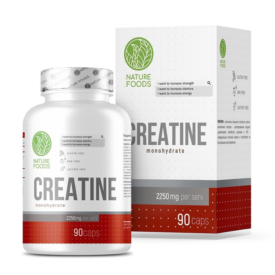 Nature Foods Creatine 90 caps фото