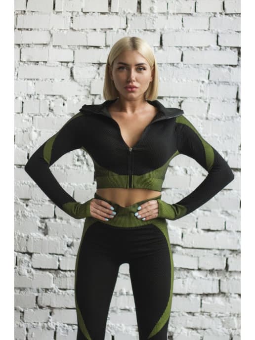 FitRule Кофточка и Тайтсы Green