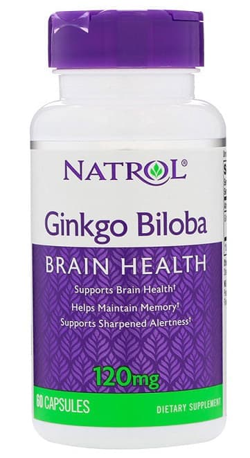 NATROL Ginkgo Biloba 120 mg 60 caps