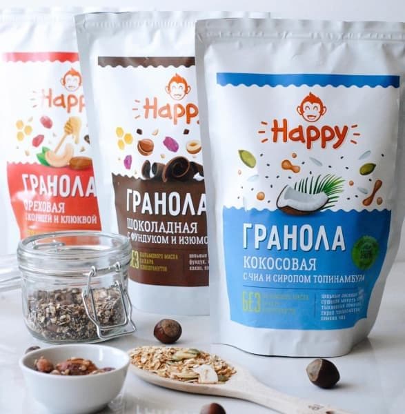 Happy Monkey Гранола 330g