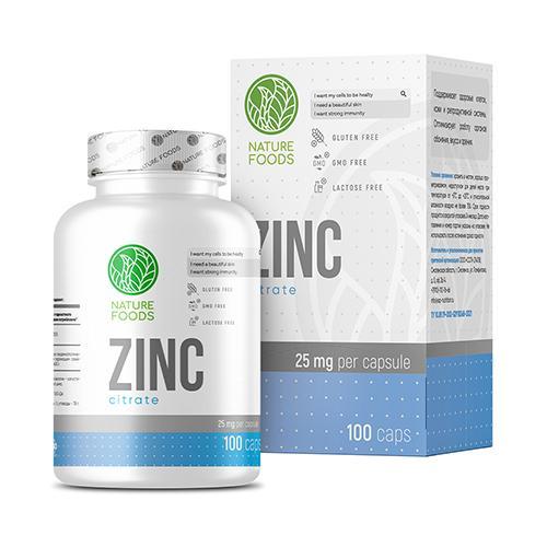 Nature Foods Zinc Citrate+Vitamin С 100 caps
