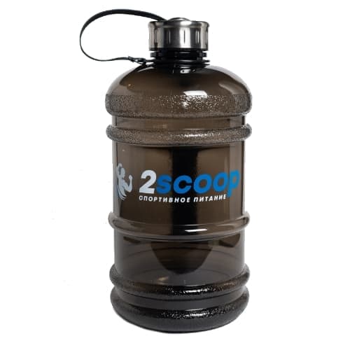 2scoop Бутыль 2.2 L металлическая крышка (Чёрный) фото