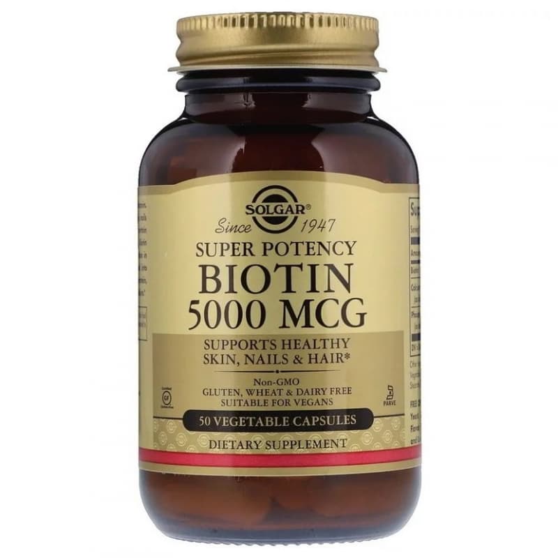 Solgar Biotin 5000 mcg 50 caps