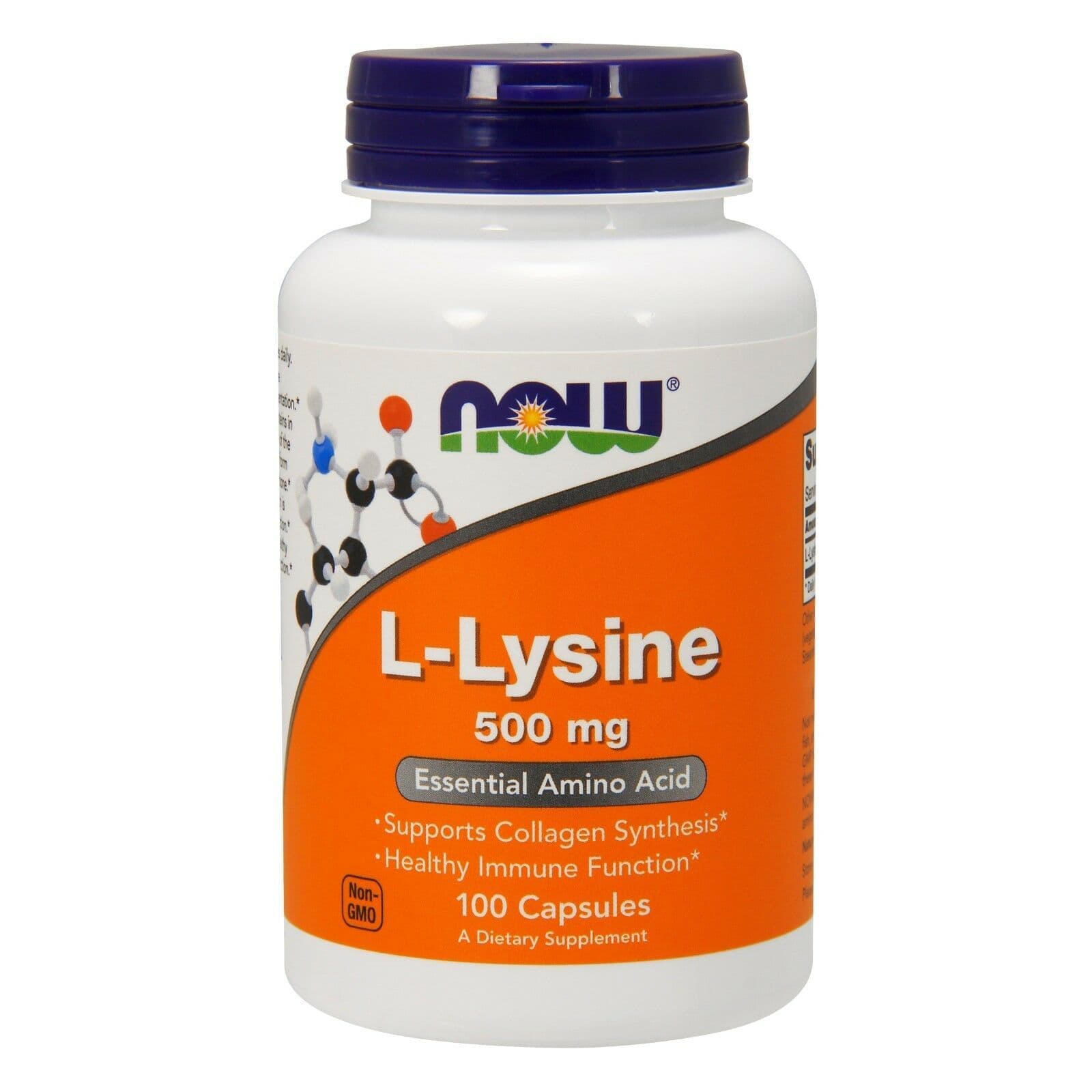 NOW L-Lysine 500 mg 100 caps