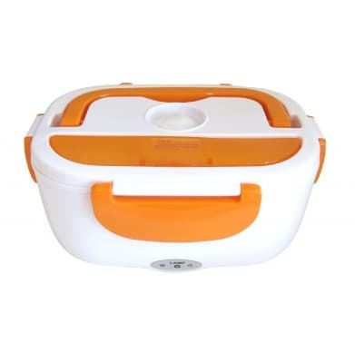 Take it Ланч Бокс Пластиковая Чаша 220Вт 600ml (Бело-Оранжевый)