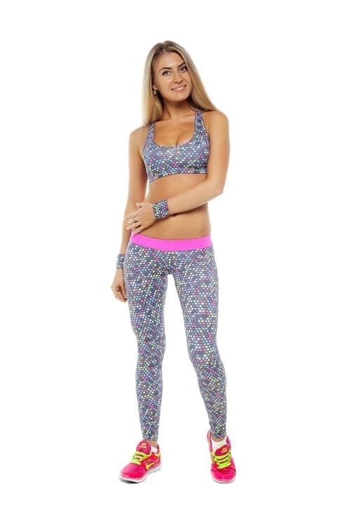 ProFit Лосины с яркими гексагонами lp 021