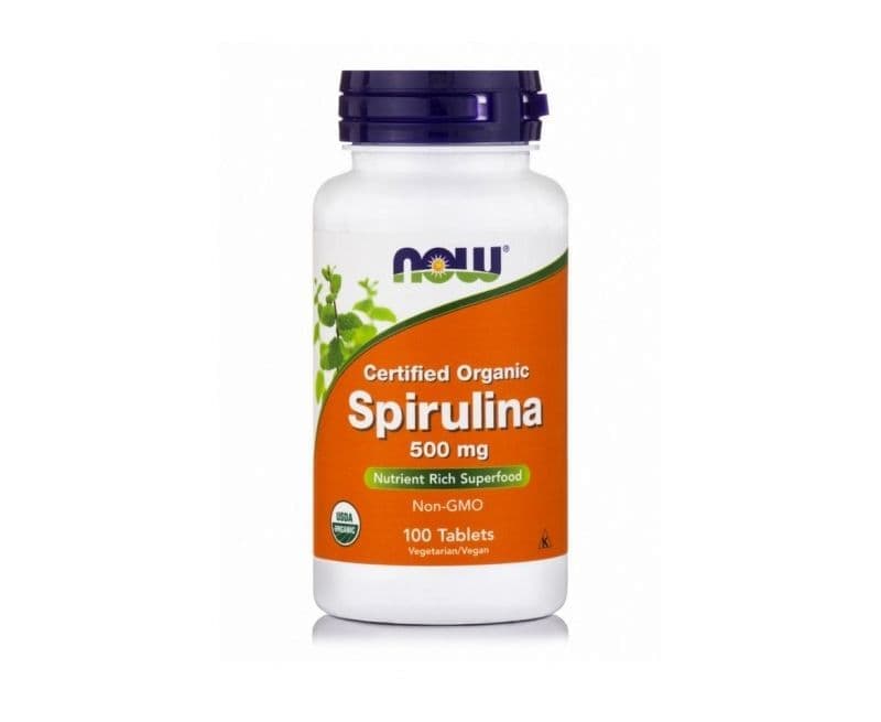 NOW Spirulina 500mg 100 tabs