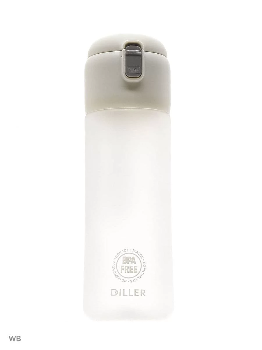 Diller Бутылка для воды D26 650ml (Белая) фото